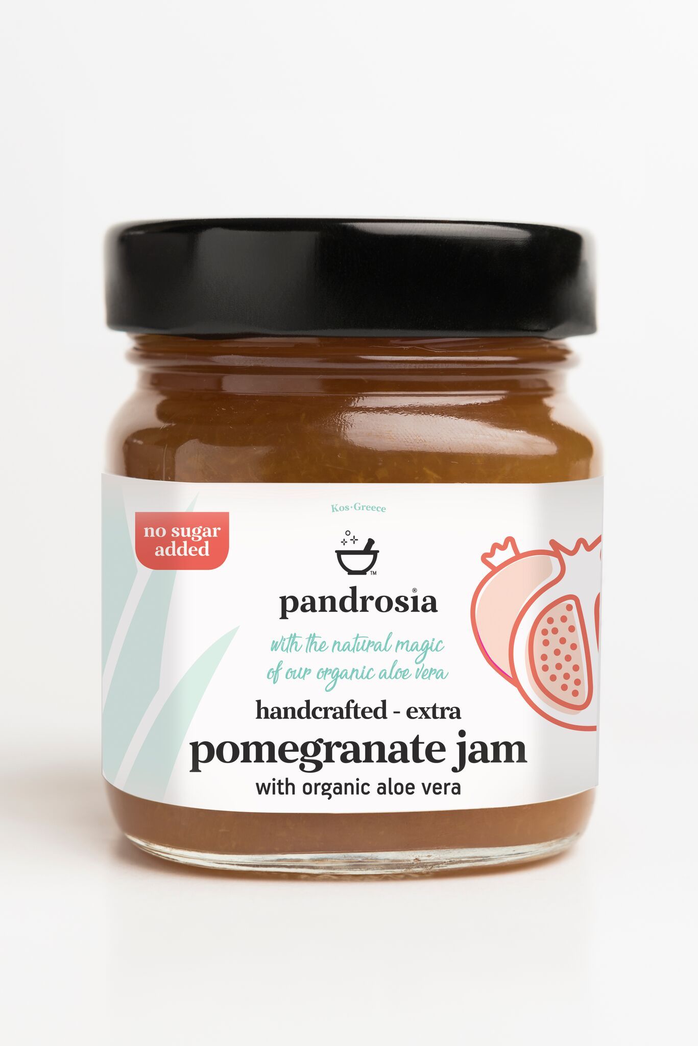 Μαρμελάδα έξτρα ρόδι με αλόη Μαρμελάδα έξτρα ρόδι με αλόη