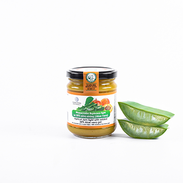 Apricot jam light with 30% aloe