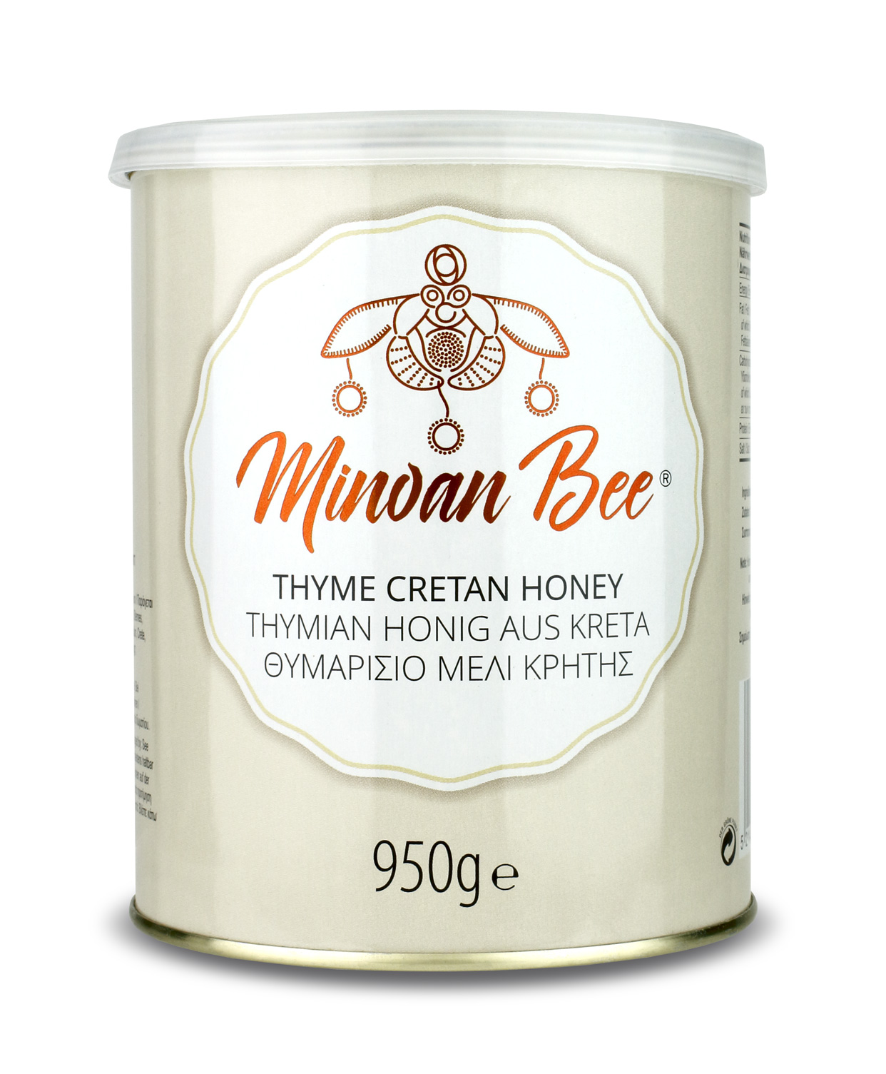 Θυμαρίσιο μέλι Κρήτης 950gr (μεταλλικό δοχείο) Θυμαρίσιο μέλι Κρήτης 950gr (μεταλλικό δοχείο)