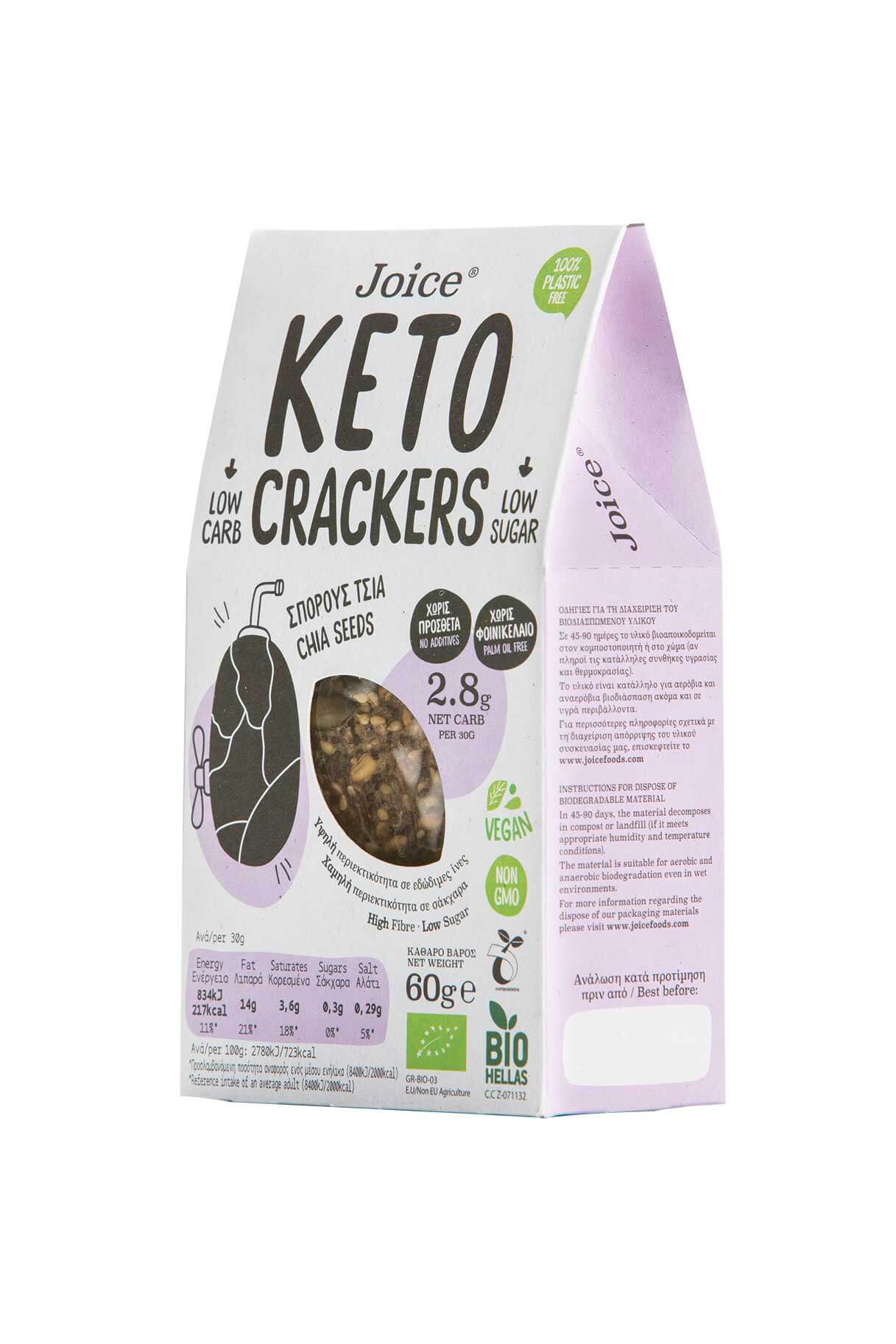 KETO KRAKER JOICE CHIA KETO KRAKER JOICE CHIA