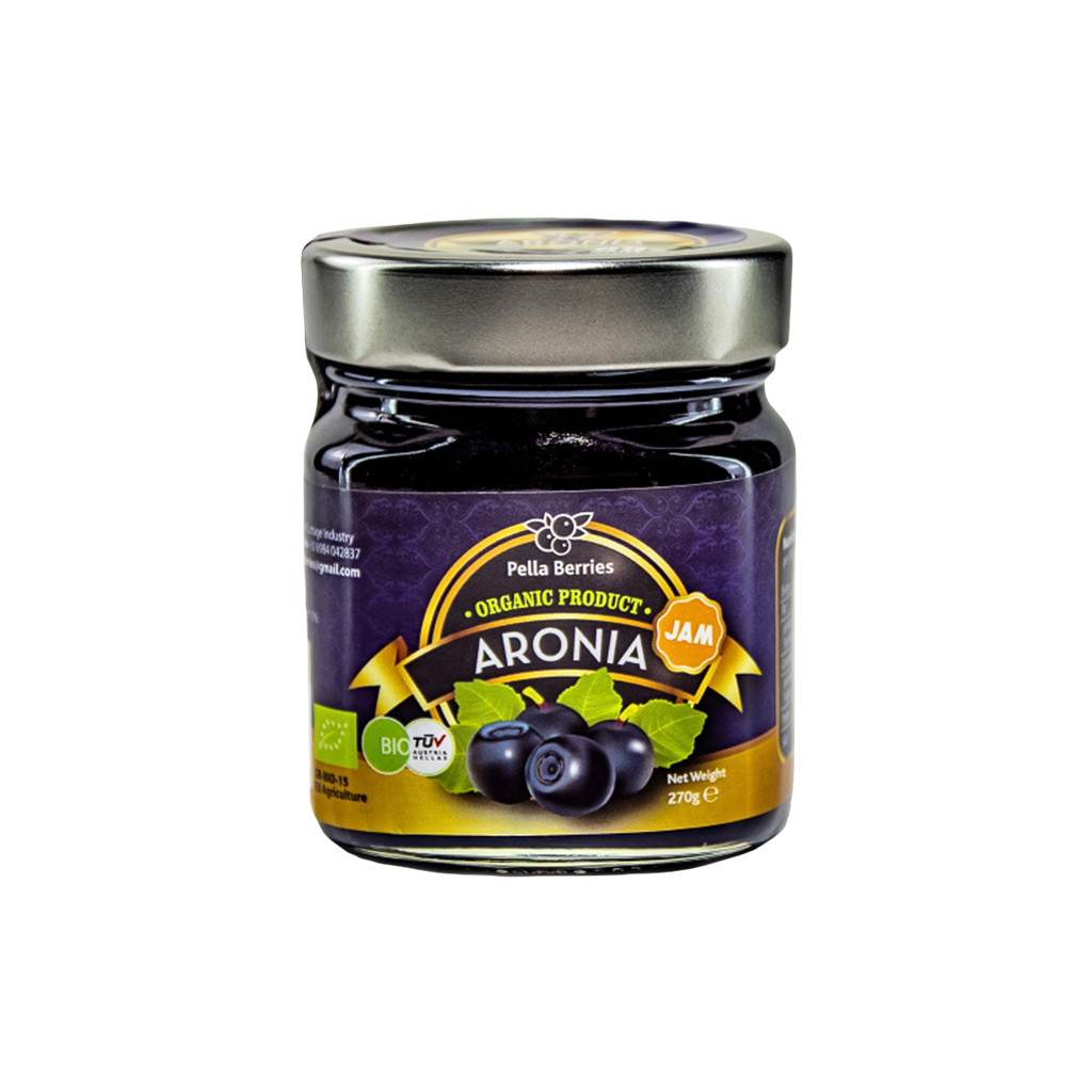 Pella Berries Χειροποίητη Οργανική Μαρμελάδα Αρώνια