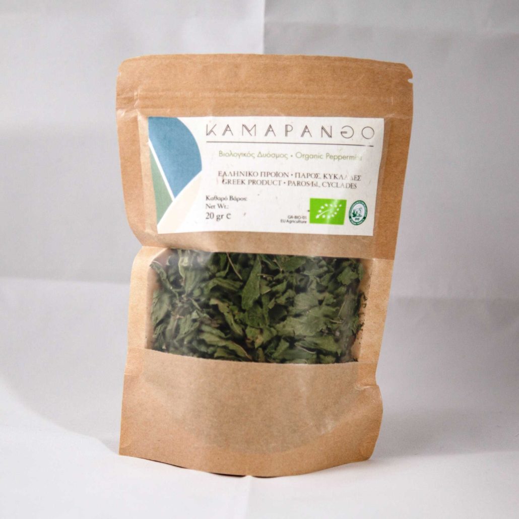 Δυόσμος με φυσικη αποξηρανση