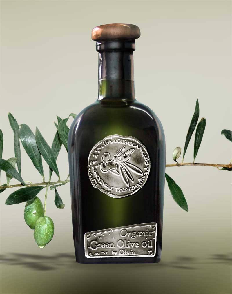 OLVIA Green (Αγουρέλαιο) Extra Virgin Organic Olive Oil - Ελαιοπερίβολα Οικογένειας Τζωρτζή OLVIA Green (Αγουρέλαιο) Extra Virgin Organic Olive Oil - Ελαιοπερίβολα Οικογένειας Τζωρτζή