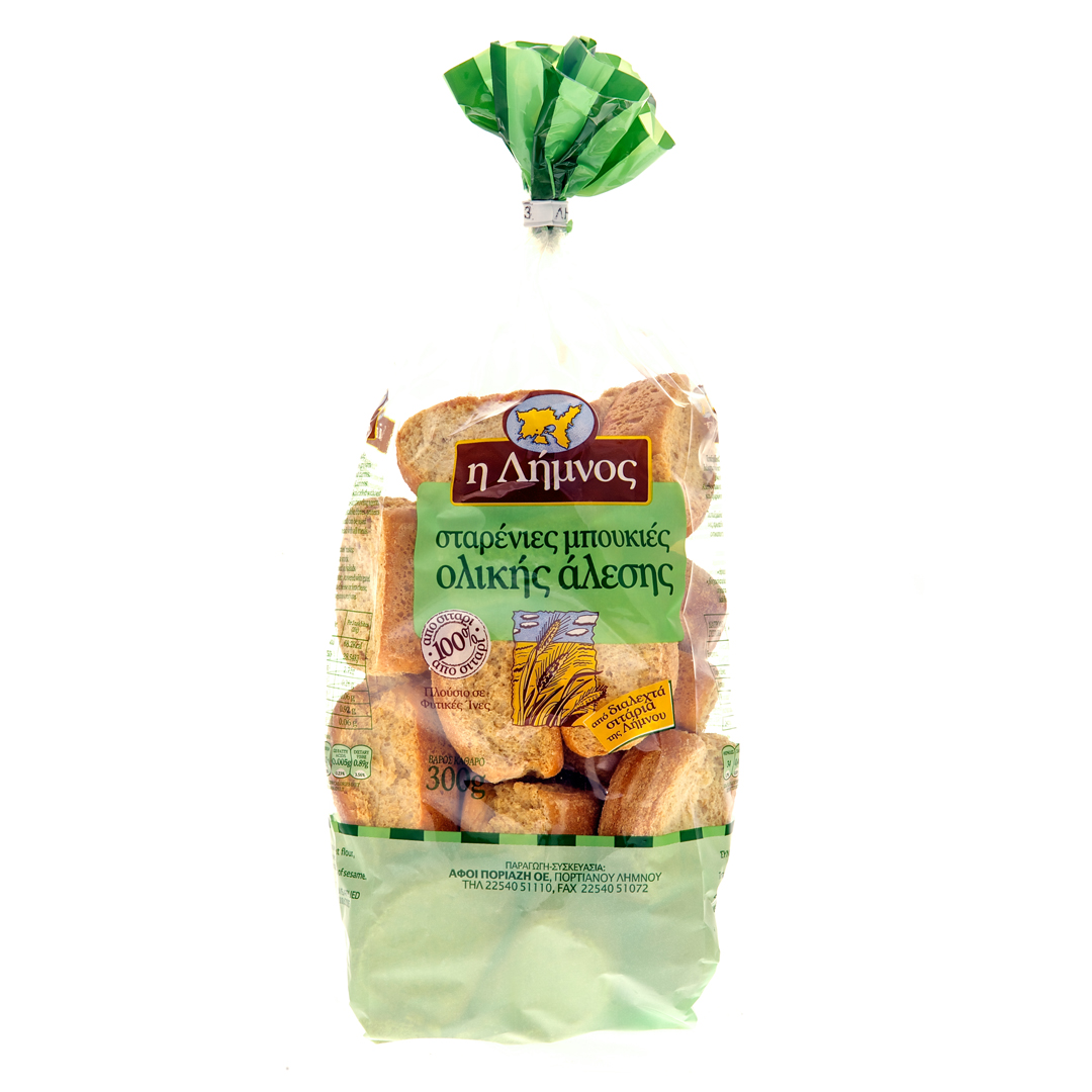 WHIOLE WHEAT RUSK BITES FROM LEMNOS