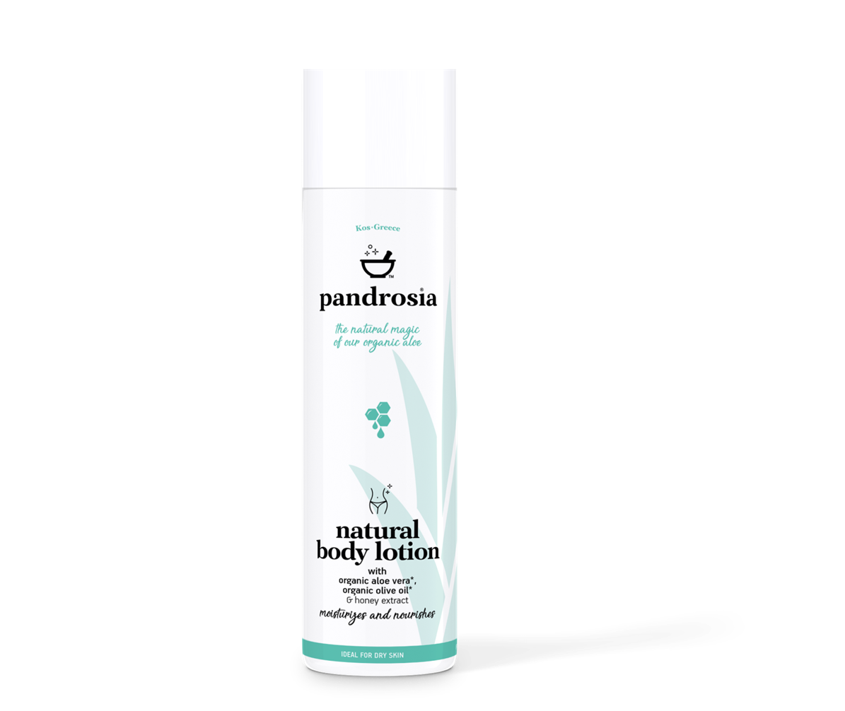 Φυσικό γαλάκτωμα σώματος με βιολογική αλόη, βιολογικό λάδι ελιάς & μέλι Φυσικό γαλάκτωμα σώματος με βιολογική αλόη, βιολογικό λάδι ελιάς & μέλι