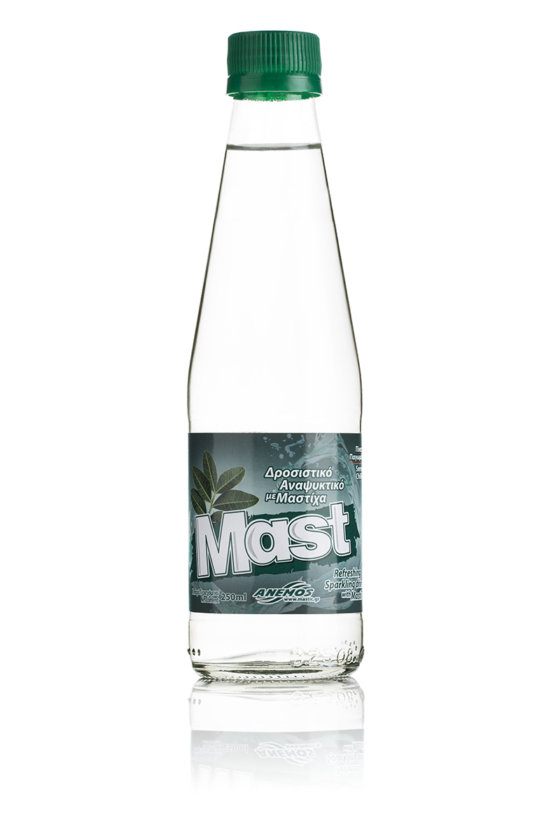 Mast soft drink with mastic glass bottle 250ml