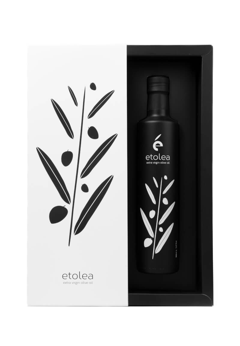 Συσκευασία δώρου κασετίνα ετολεα μαύρο 500 ml