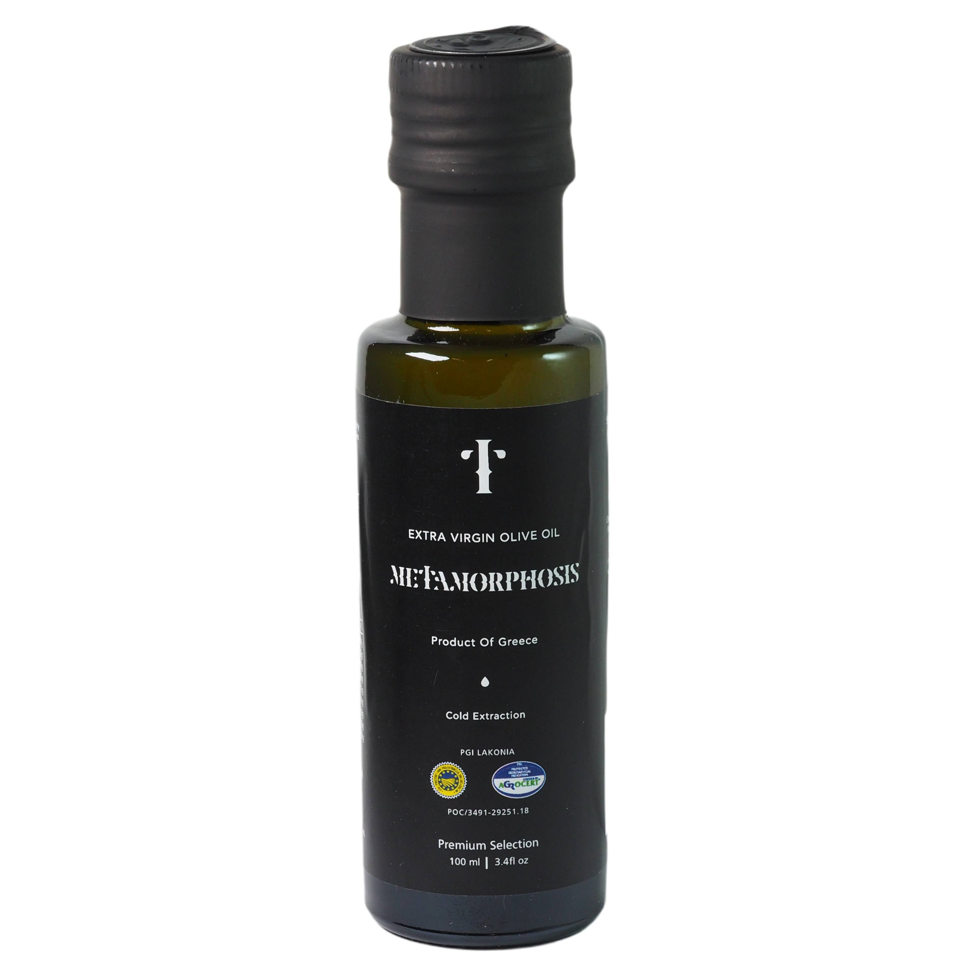 100ml Dorica Glass Bottle of Extra Virgin Olive Oil "Metamorphosis"