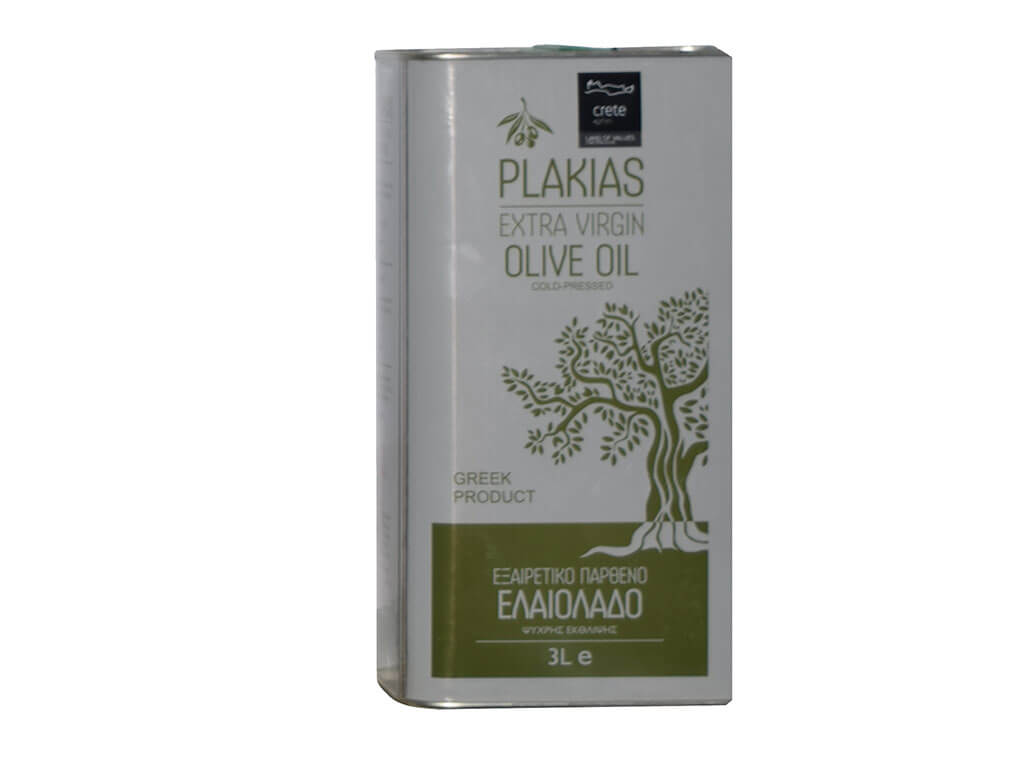 PLAKIAS OLIVE OIL EXTRA VIRGIN 3L
