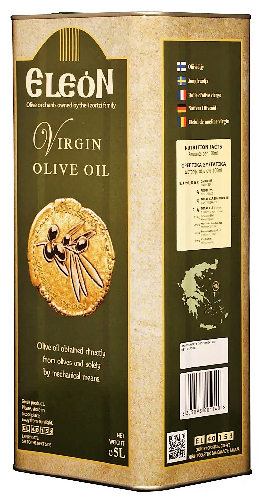 ELEON Virgin Olive Oil by "Tzortzi's Family Olive Oil Company"
