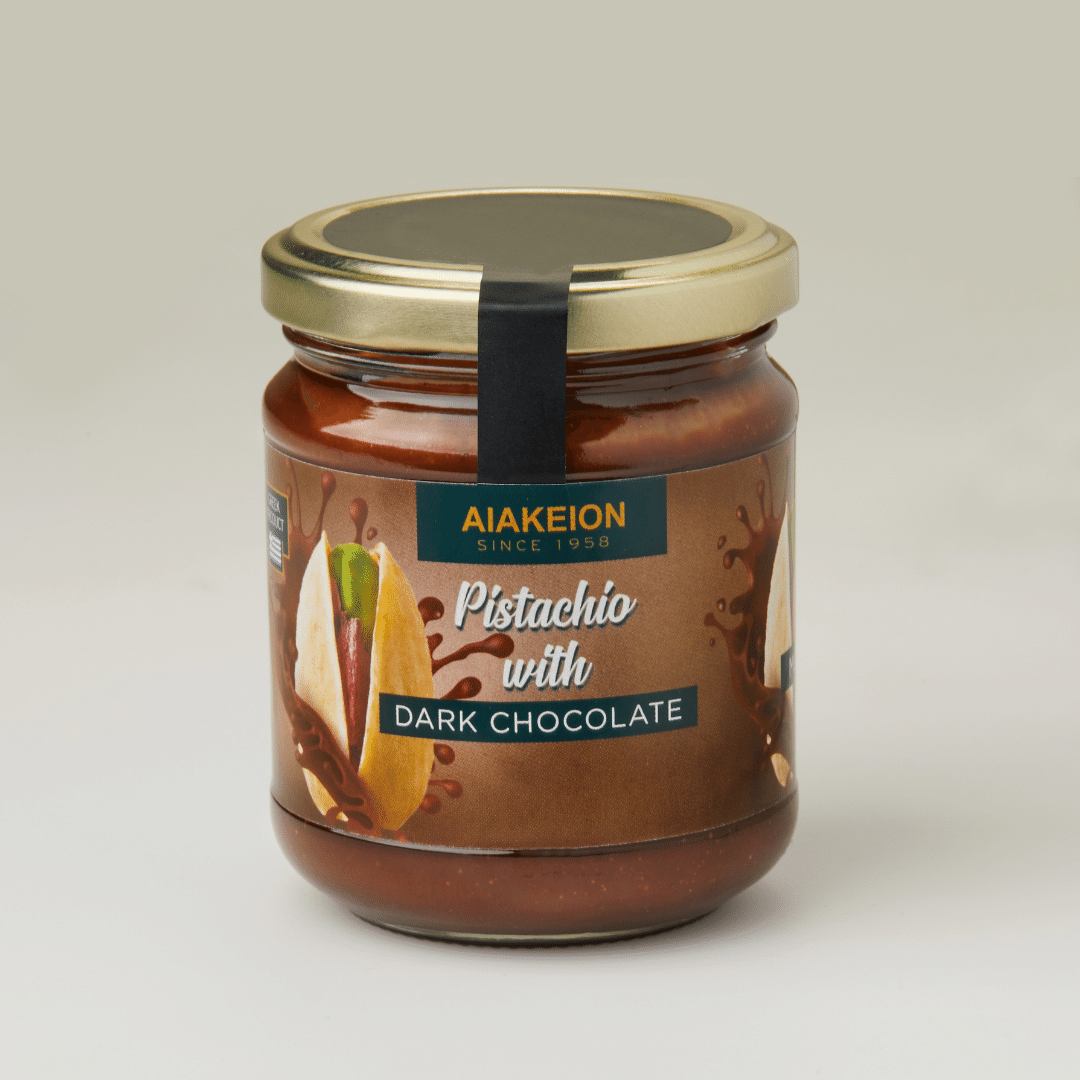 Κρέμα Μαύρης Σοκολάτας με Φιστίκι