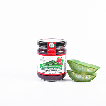 Strawberry jam light with 30% aloe