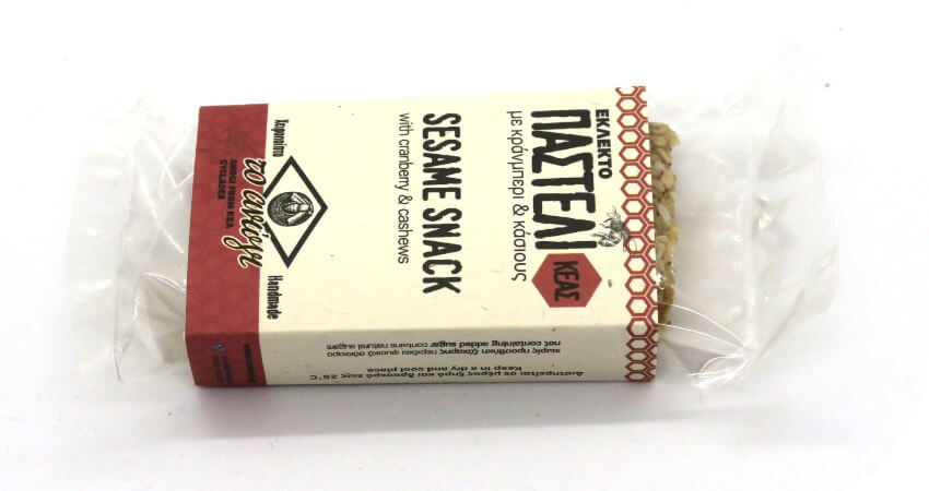 SESAME SNACK CRANBERRY & CASHEWS 35gr