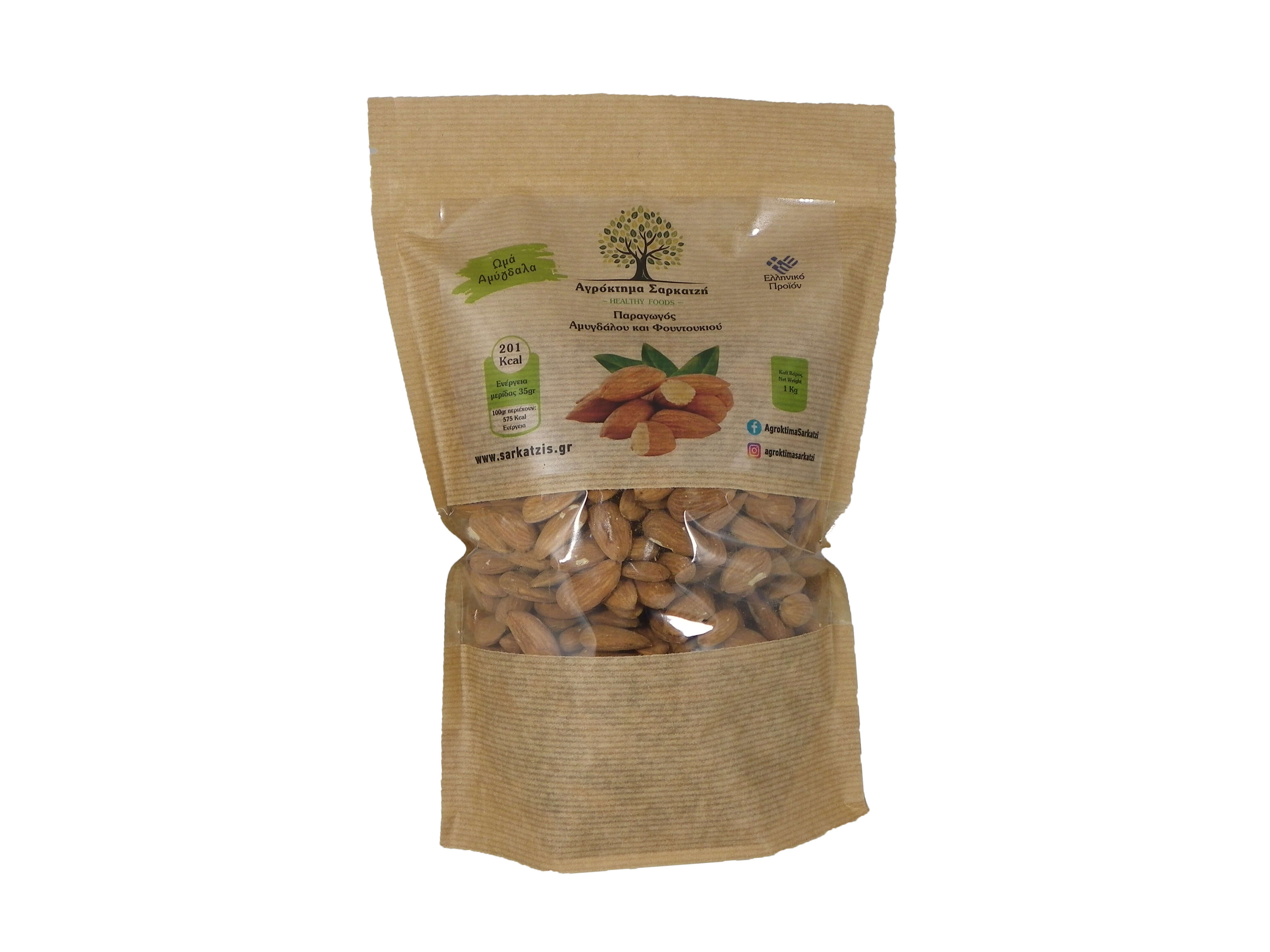 almonds raw-no salt