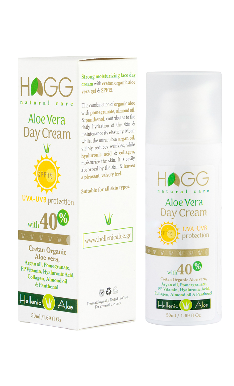 ALOE VERA DAY CREAM with collagen & argan oil