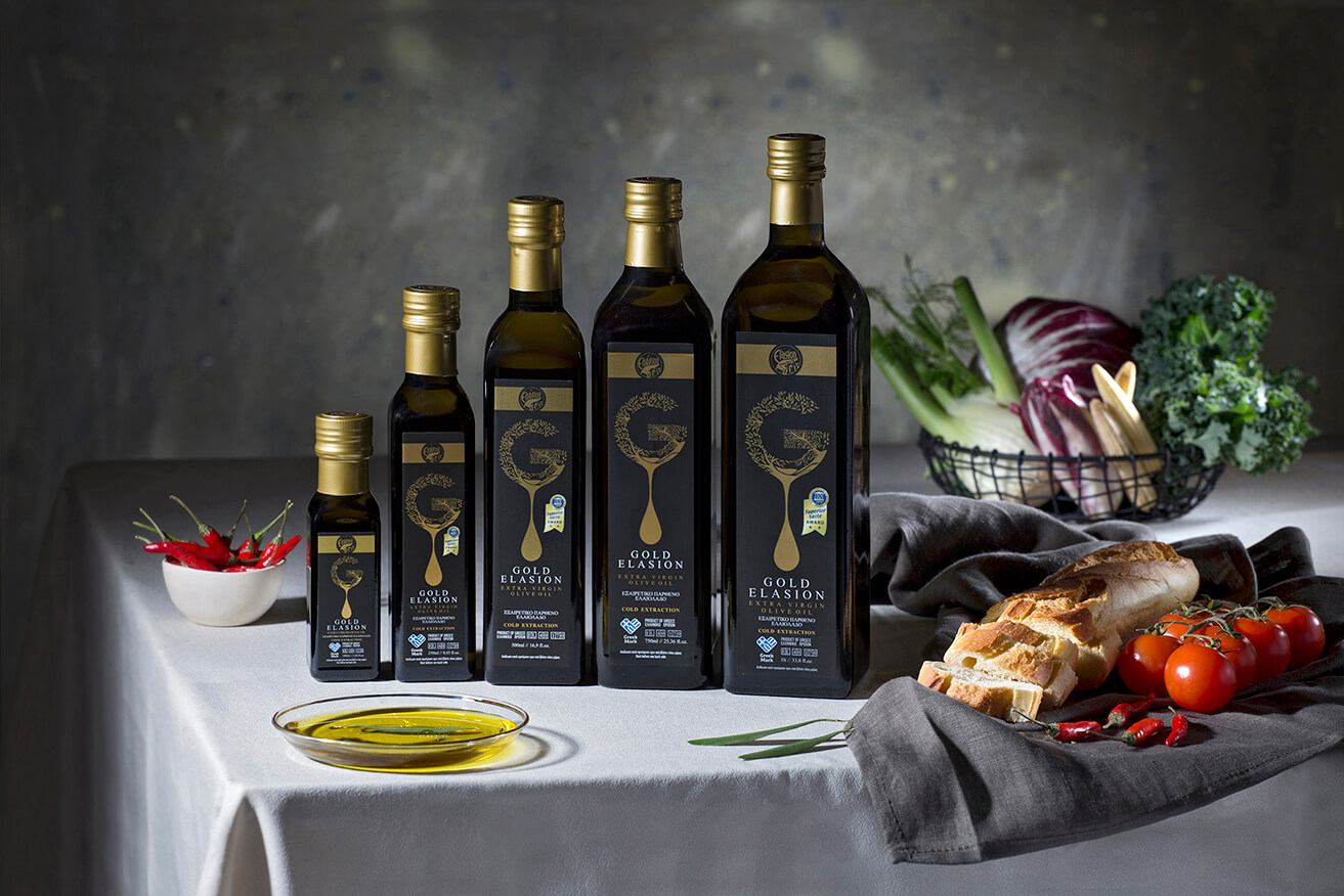 Extra virgin olive oil GOLD ELASION 0.3%