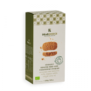 Organic Sesame Seed and Cinnamon Cookies