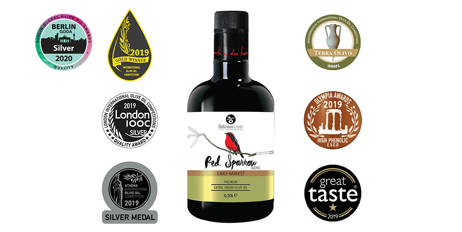 Red Sparrow | Early harvest extra virgin olive oil