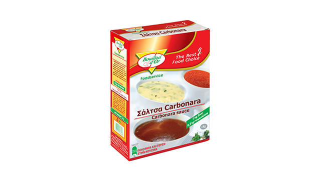 Carbonara sauce in powder