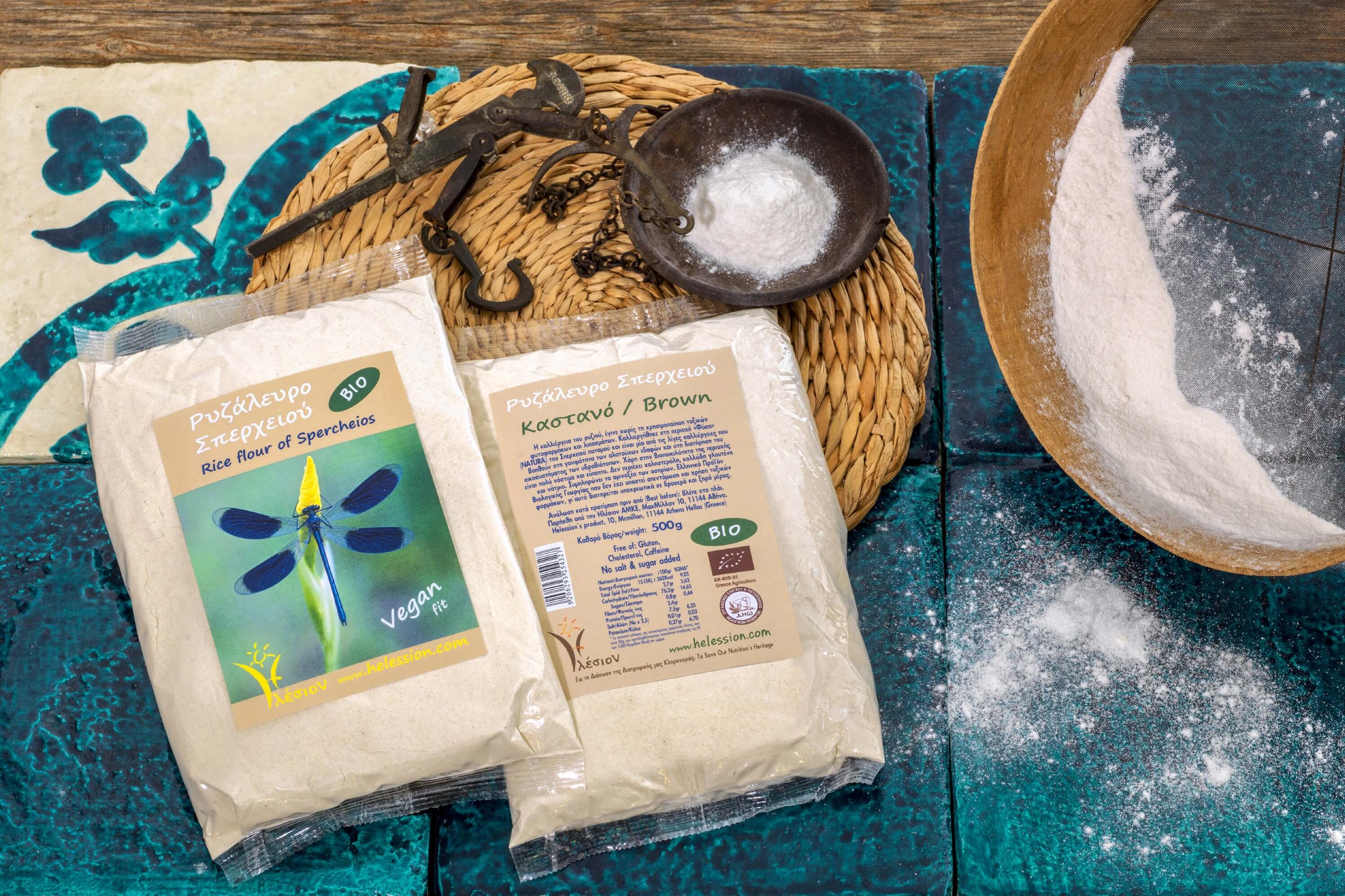 Καστανό Βιολογικό Ρυζάλευρο Σπερχειού