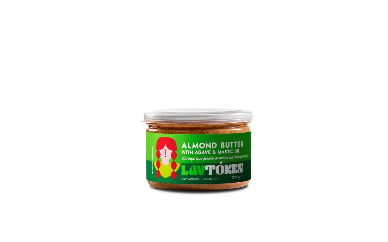 ALMOND BUTTER WITH AGAVE AND MASTIC OIL