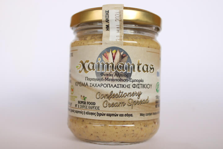 ΚΡΕΜΑ  ΖΑΧΑΡΟΠΛΑΣΤΙΚΗΣ  ΜΕ ΠΑΣΤΑ ΦΙΣΤΙΚΙΟΥ