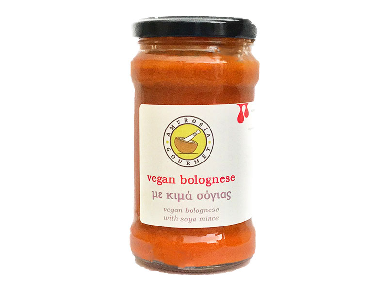 Vegan Bolognese with Soya Mince