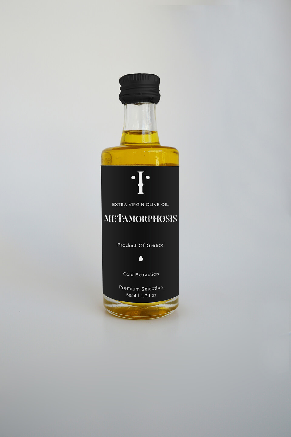 50ml Mignon Glass Bottle of Extra Virgin Olive Oil "Metamorphosis"