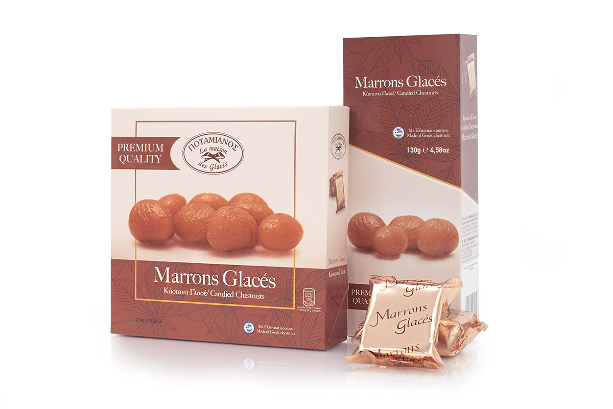 CANDIED  CHESTNUTS CARTON BOXES