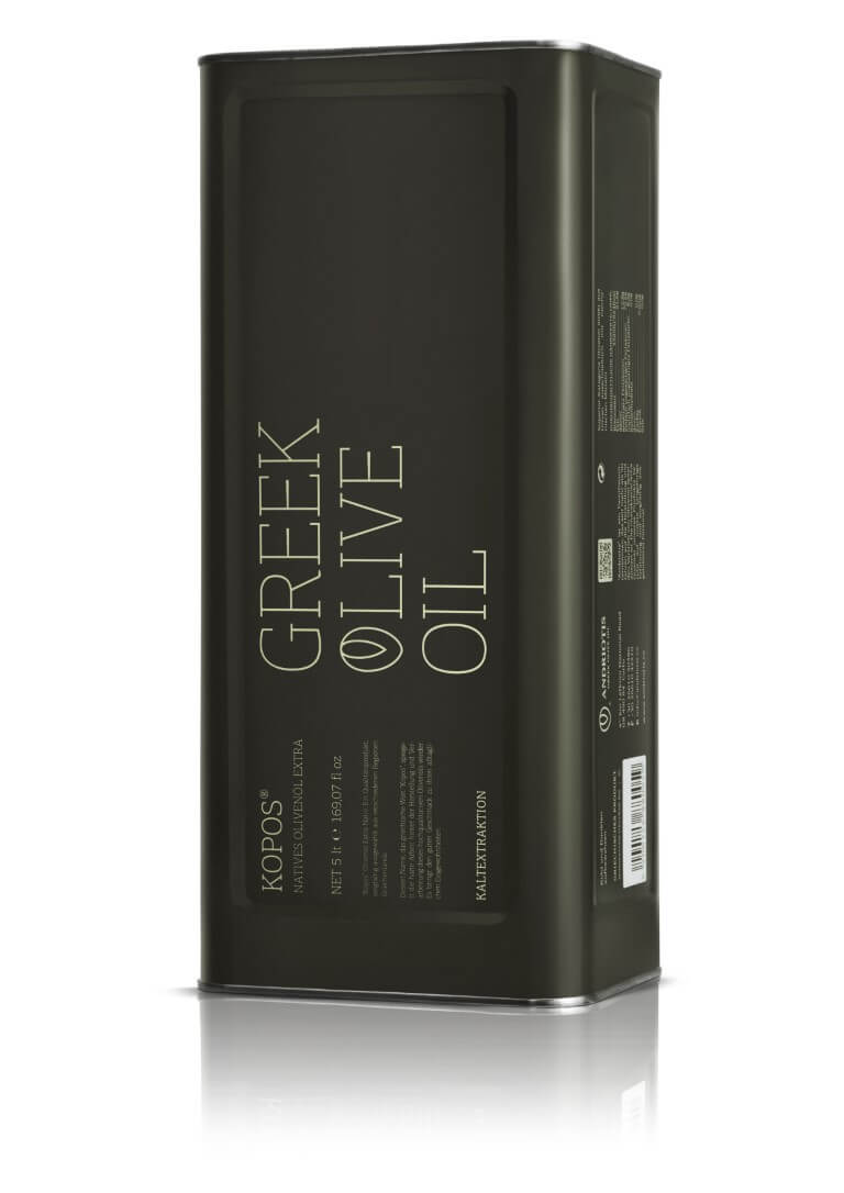 KOPOS EXTRA VIRGIN OLIVE OIL TIN CAN 5 Litr