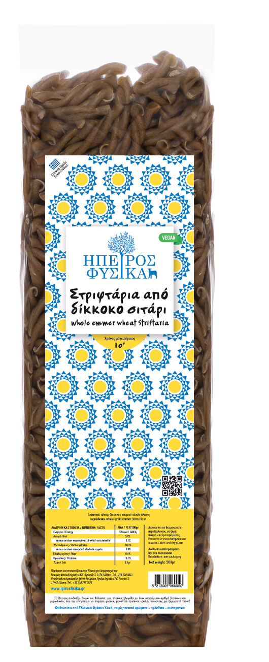 Whole emmer wheat striftaria