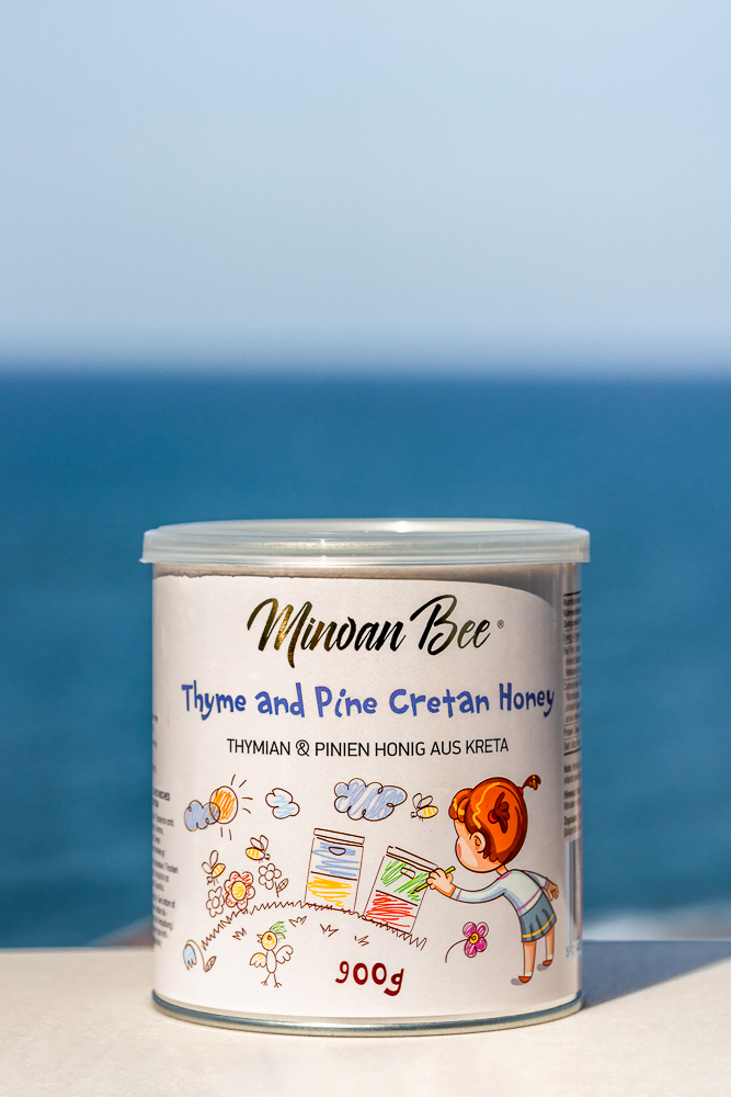 Μέλι από Θυμάρι και Πεύκο Κρήτης 900gr (μεταλλικό δοχείο παιδικό)