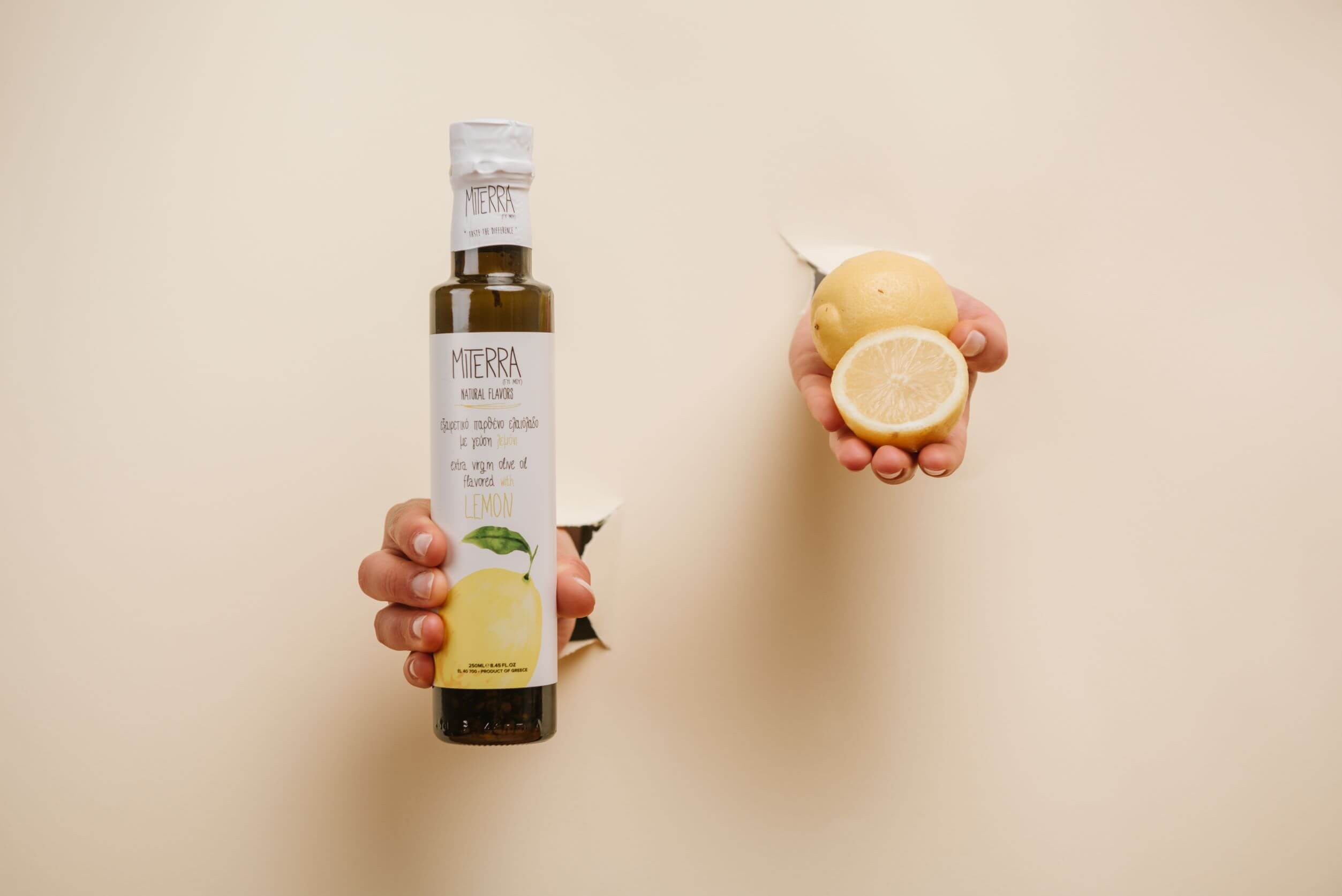 Εξαιρετικό Παρθένο Ελαιόλαδο με γεύσεις "MITERRA - ΓΗ ΜΟΥ"