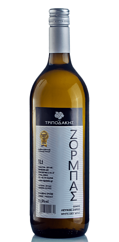 ΖΟΡΜΠΑΣ Οίνος Λευκός Ξηρός
