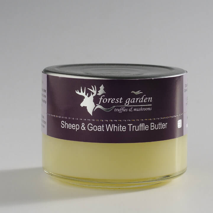 SHEEP & GOAT BUTTER WITH WHITE TRUFFLE 90 gr SHEEP & GOAT BUTTER WITH WHITE TRUFFLE 90 gr
