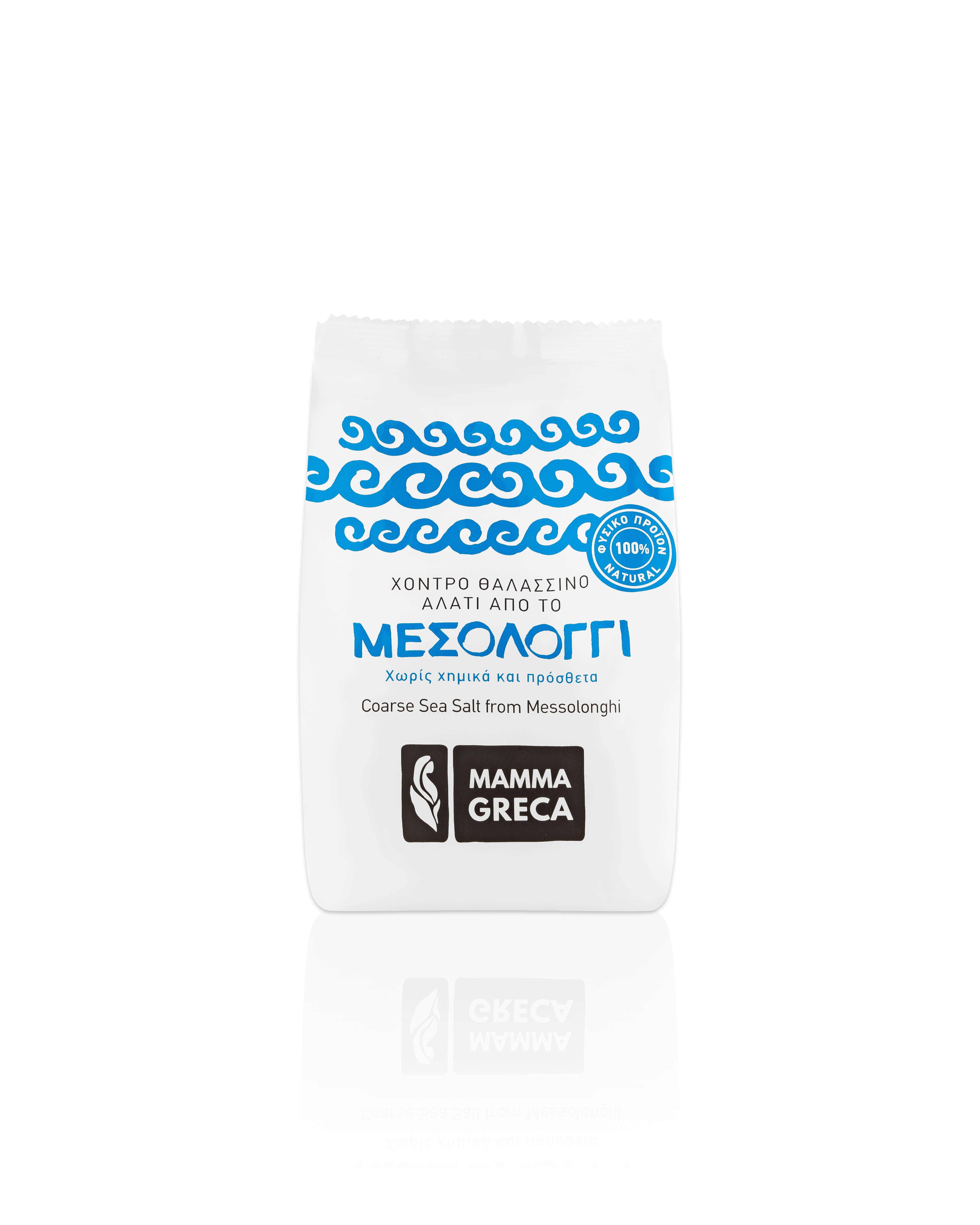 Fine sea salt from Messolonghi