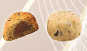 Soft cookies with apple