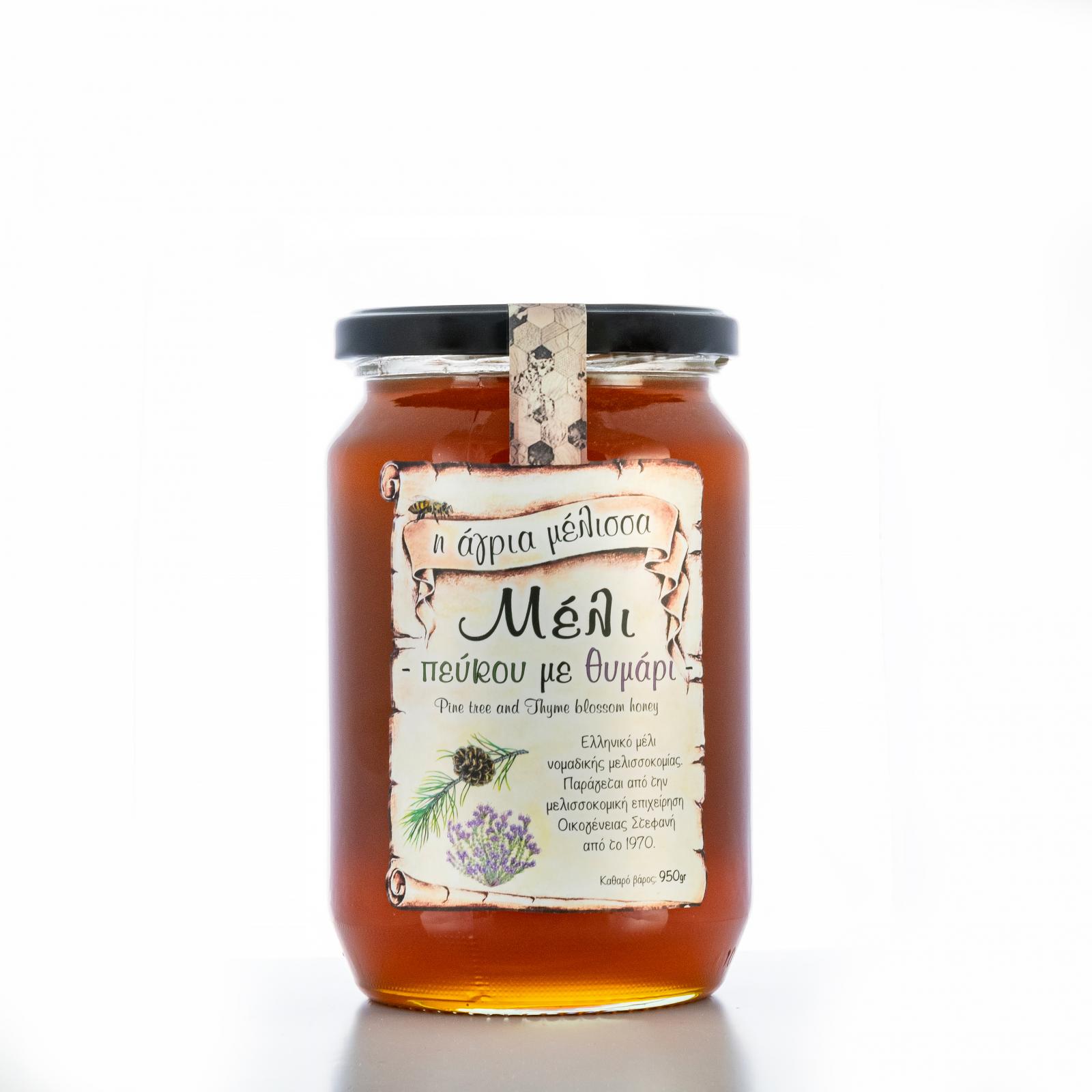 Μέλι πεύκου με θυμάρι 950gr