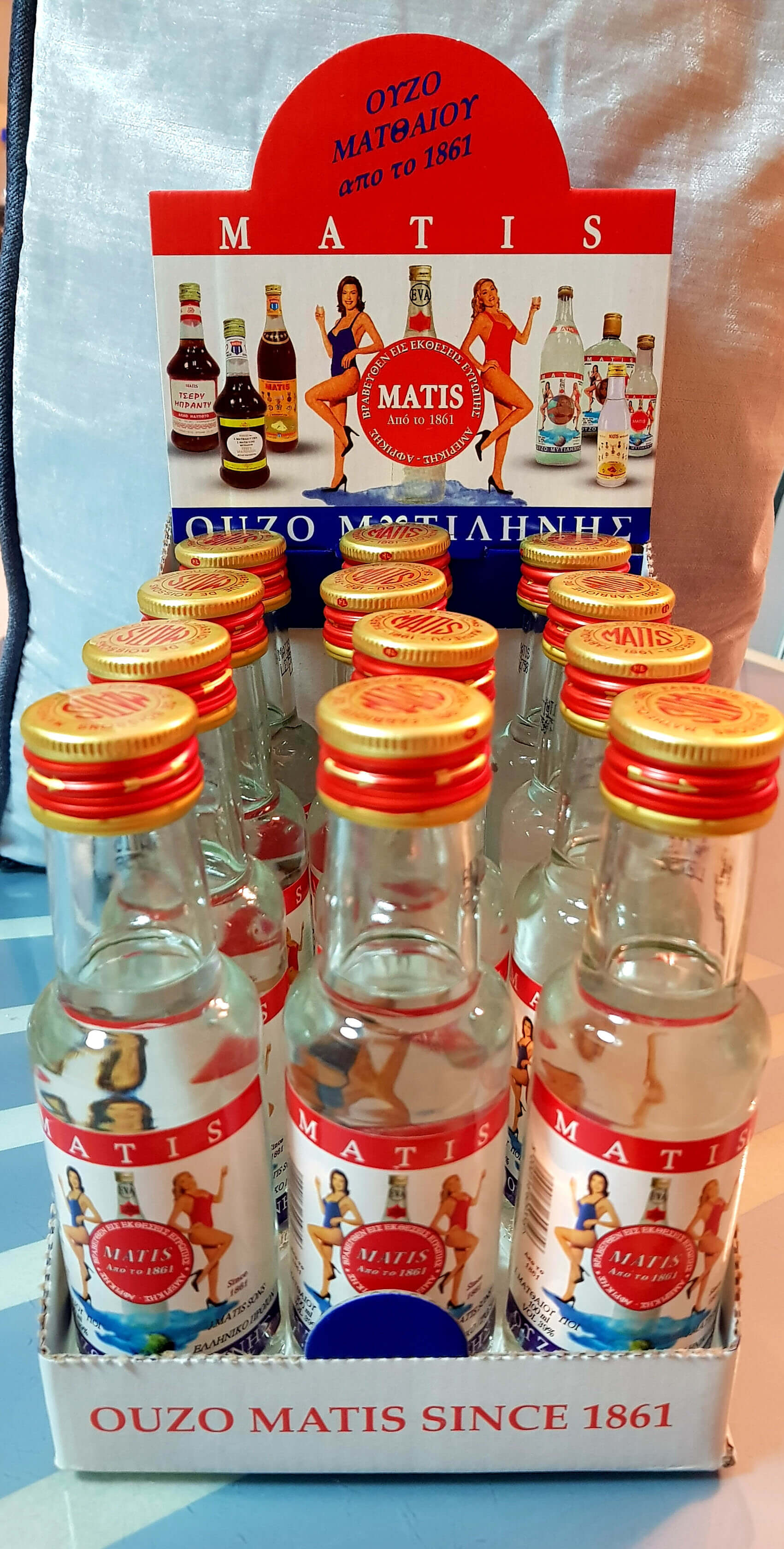 OUZO MATIS 100ml 39% Vol. - Miniature