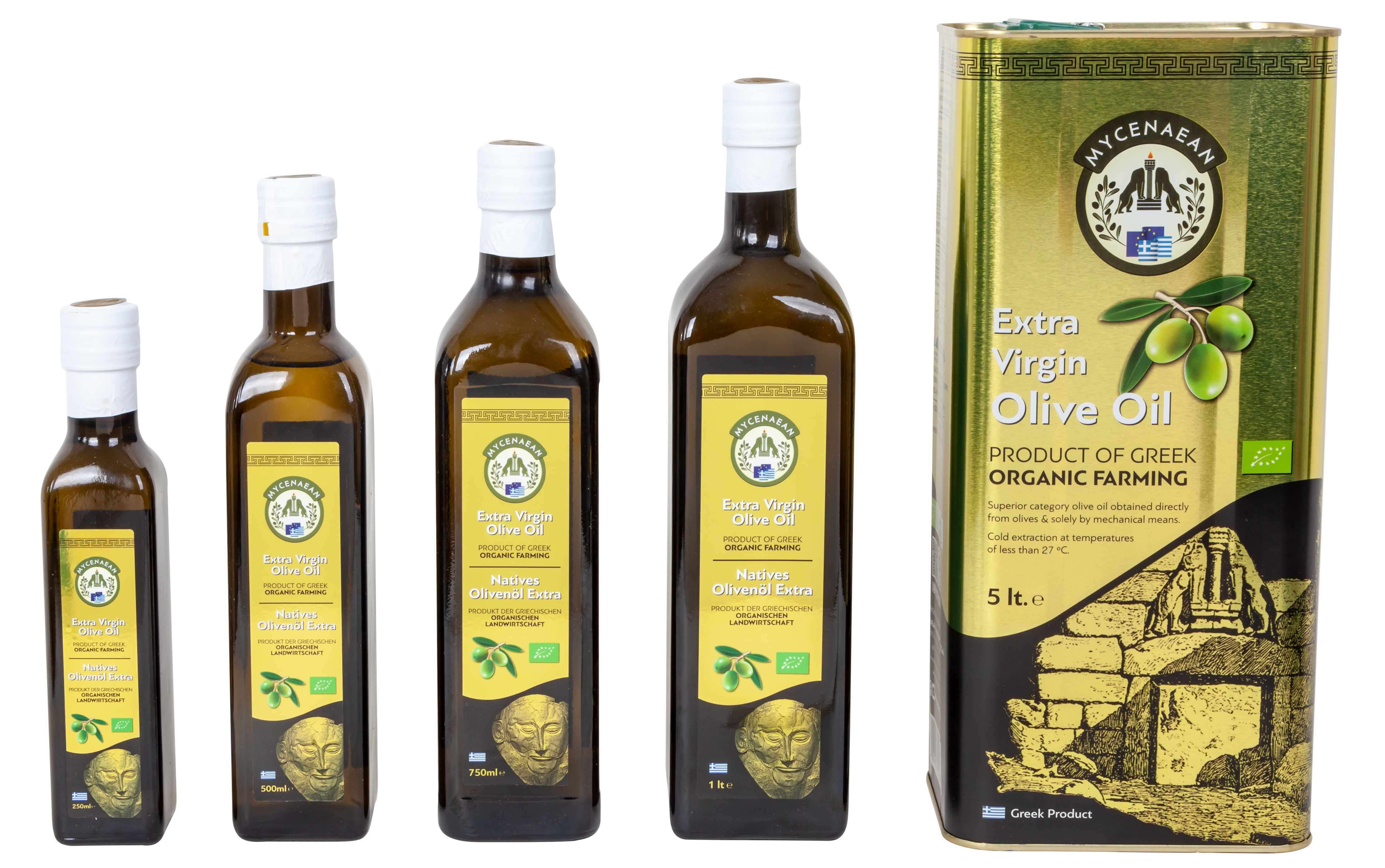 Extra Virgin Olive Oil of Organic Farming
