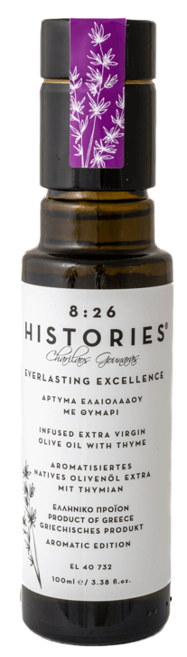 Infused Extra Virgin Olive Oil with Thyme Aromatic Edition