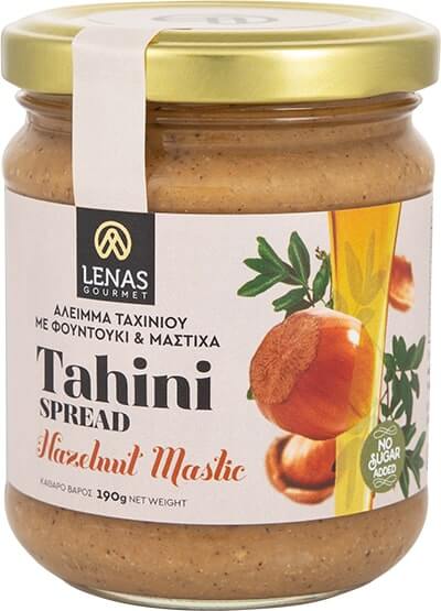 Άλειμμα ταχινιού με φουντούκι και μαστίχα