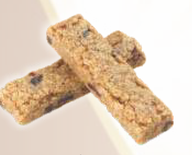 Flapjack with cranberrys