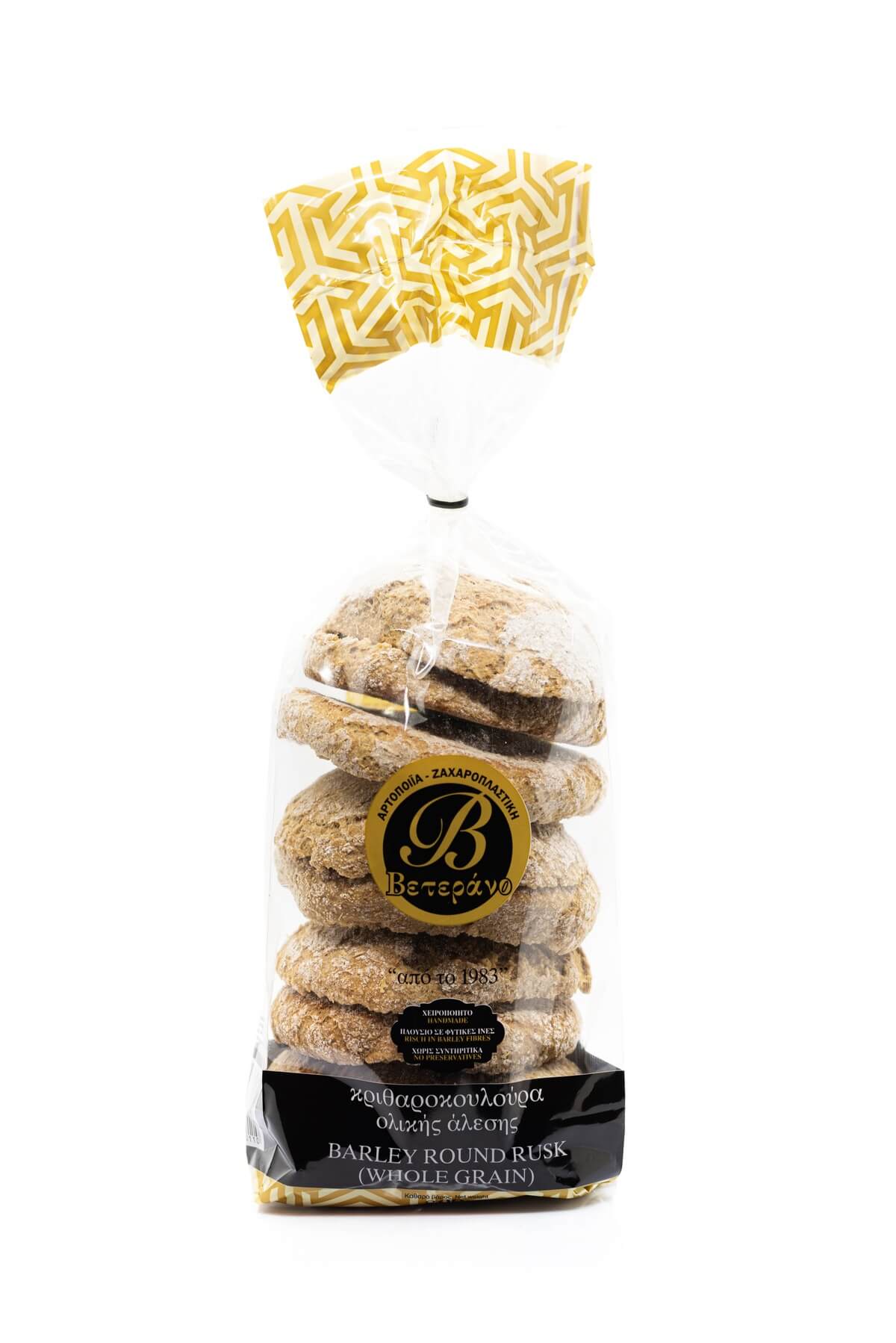 Barley Round Rusk Whole Grain