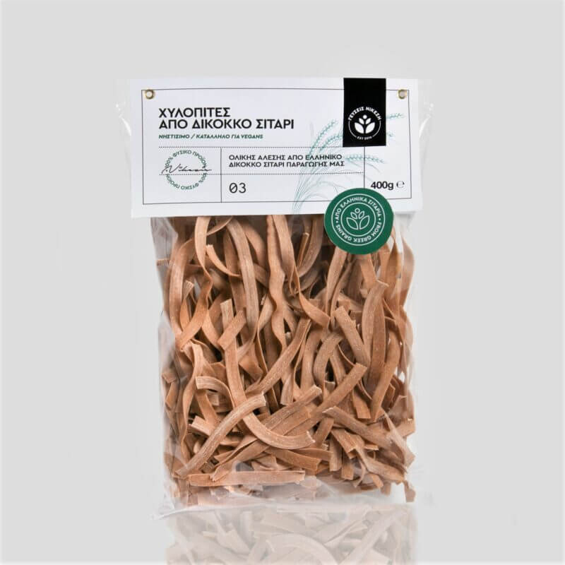 Whole grain hilopites - vegan Whole grain hilopites - vegan