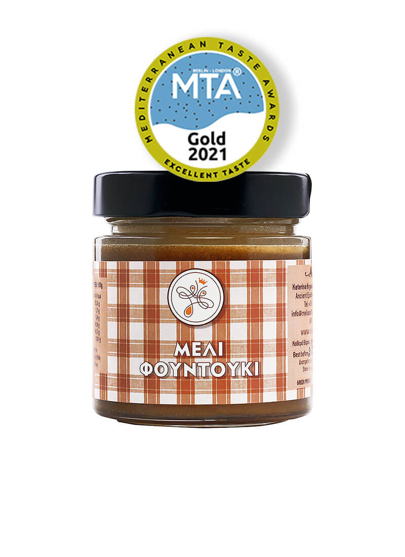 Honey spread with hazelnut