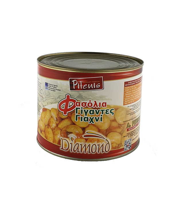 Cooked Giant Beans in tomato sauce