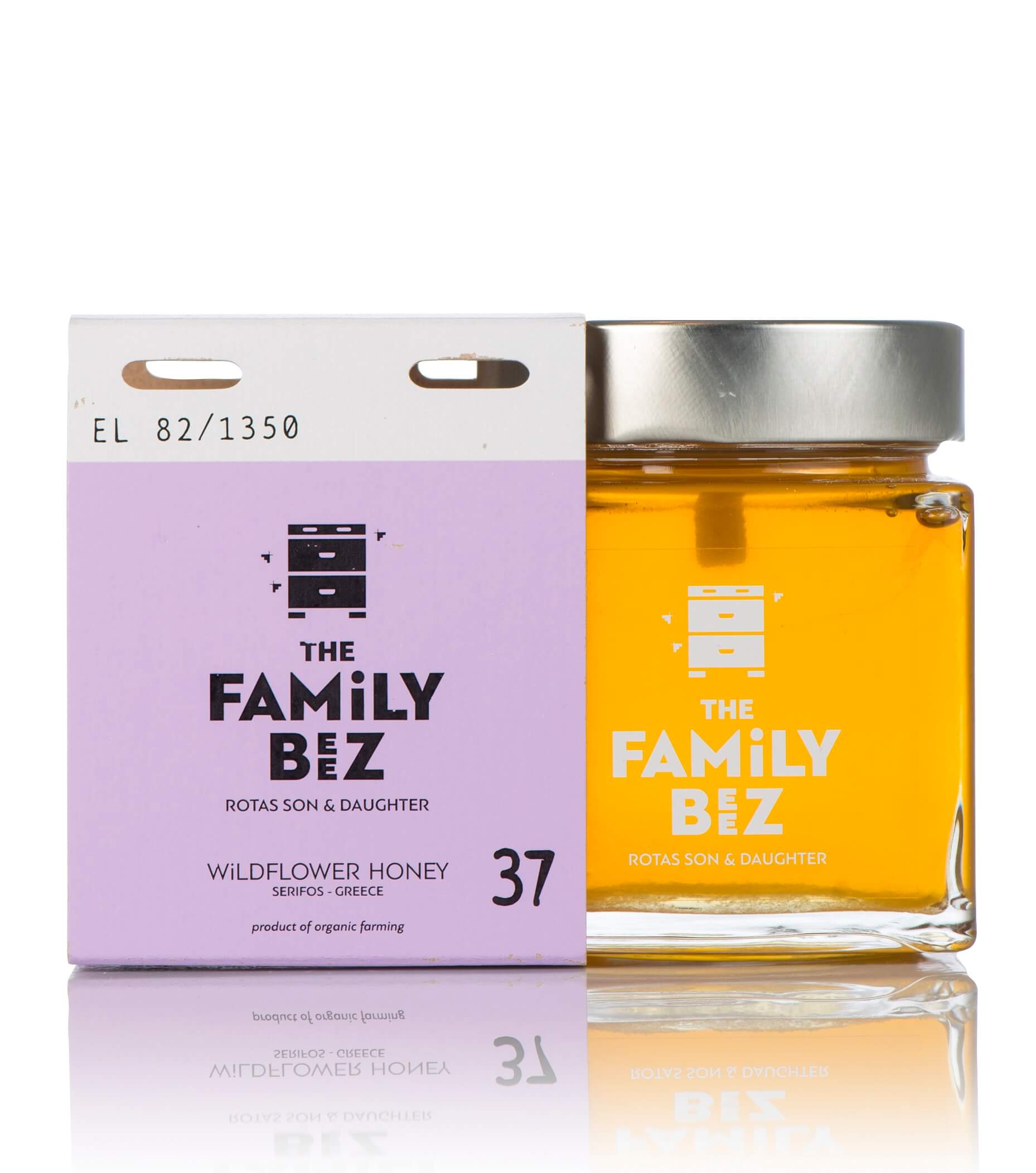 Organic wildflower honey 250g, 460g