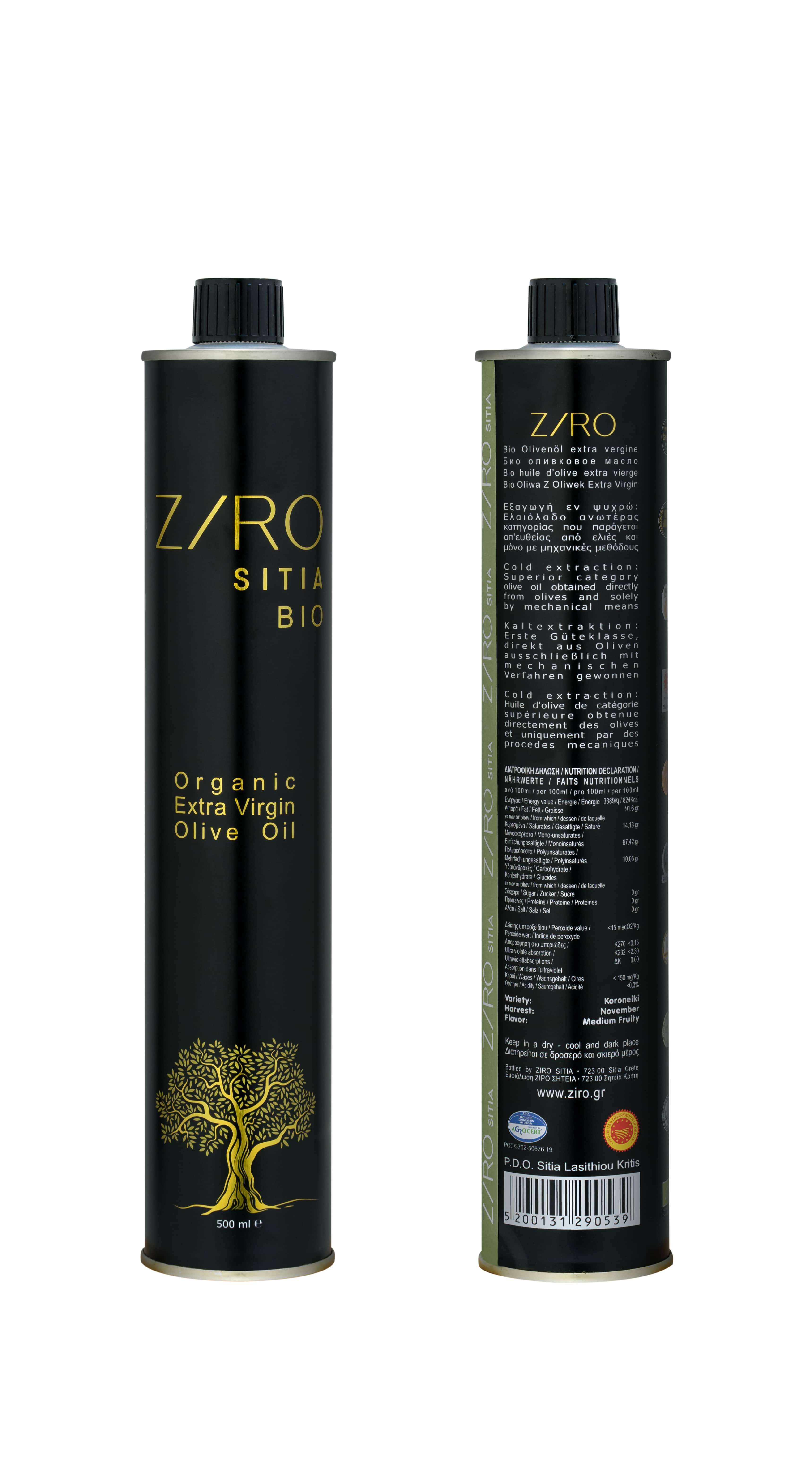Organic ZIRO Can 500 ml Organic ZIRO Can 500 ml
