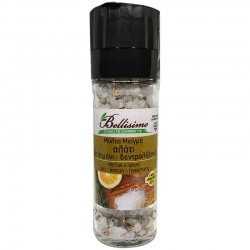 Μύλος αλάτι, λεμόνι και δεντρολίβανο (110 γρ.) Μύλος αλάτι, λεμόνι και δεντρολίβανο (110 γρ.)